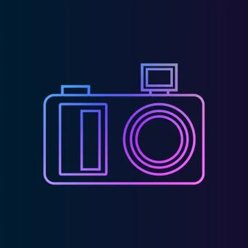 Camera nolan icon. Simple thin line, outline vector of Summer icons for UI an Stock Illustration