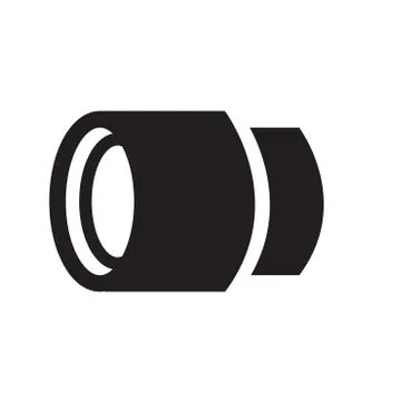 Camera objective icon Stock Illustration