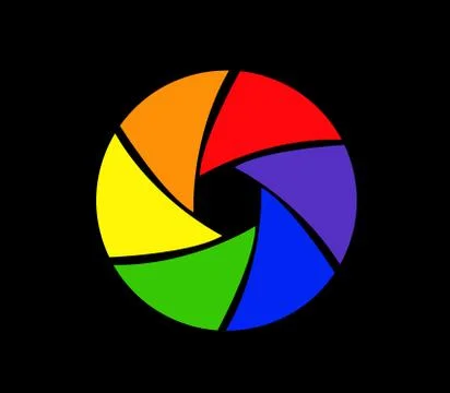 Camera objective icon Stock Illustration