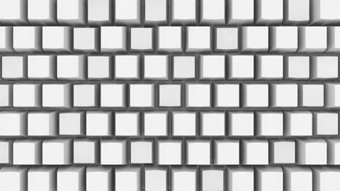 The camera observes a self-typing keyboard. Seamless loop. Video stock 125351281