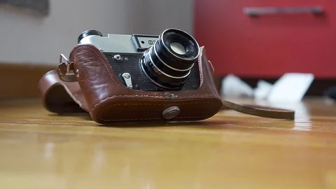Camera old vintage Video stock 90021970