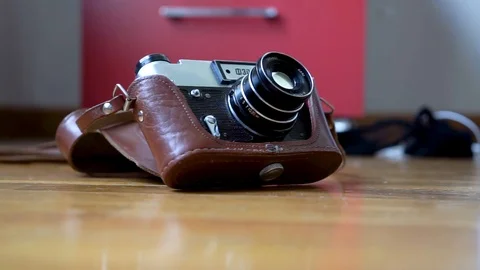 Camera old vintage Stock Footage 90022921