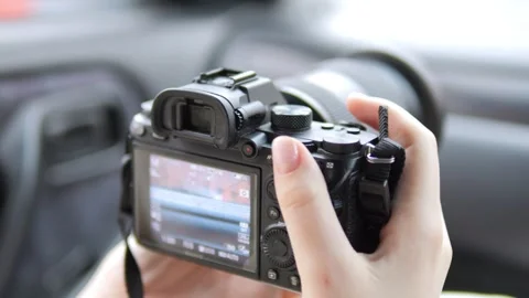Camera operated inside vehicle Stock Footage 341471678