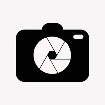 Camera outline icon on white background. Editable stroke. Vector illustration Stock Illustration