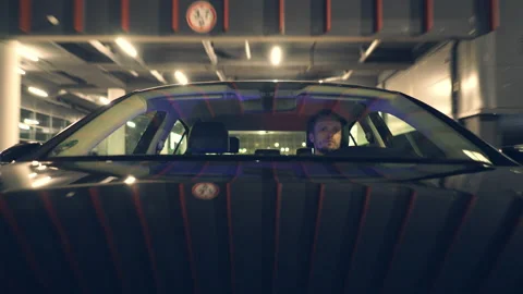 Camera outside the car front view realtime Stock Footage 167315747