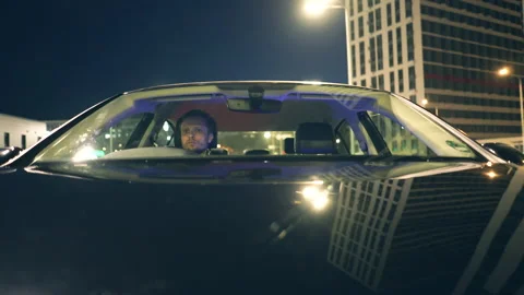 Camera outside the car front view realtime Stock Footage 167318355