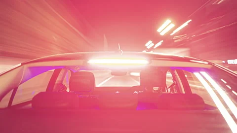 Camera outside the car view from back hyperlapse Stock Footage 167311827