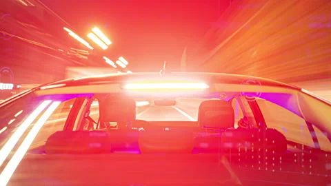 Camera outside the car view from back hyperlapse Video stock 167311857