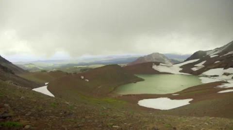 Camera pan revealing hiker Stock Footage 59516692