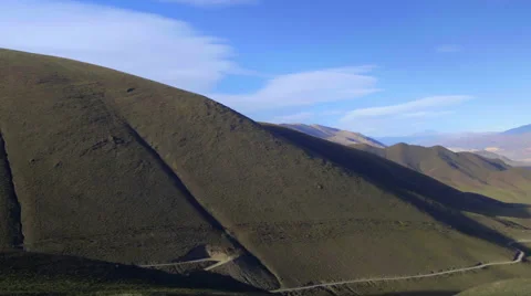 Camera paning showing Humahuaca View - Jujuy - Argentina Video stock 64466648