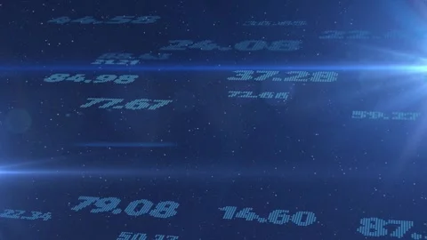 Camera panning and right flare moving, numeric readouts shifting and pulsing to Stock Footage 335761650
