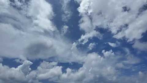 Camera Panning from Coastline to Cloudy Sky with Dynamic Motion 4K Stock Footage 325654373