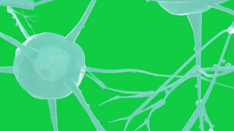 Camera panning revealing 3D network of linked nodes and beads showing Stock Footage 337173096
