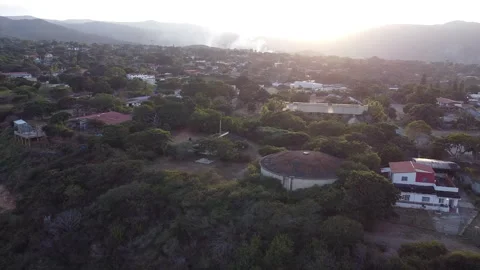 The camera pans across the eastern suburbs of Barquisimeto, offering a Video stock 282894512