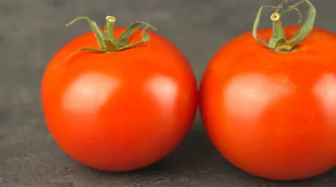 Camera pans across red tomatoes Stock Footage 65728184