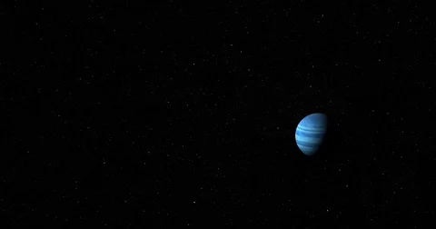 Camera pans back toward the sun as it passes theoretical gas giant Planet 9. Vidéo 83942201