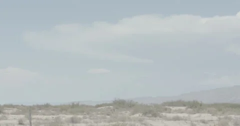 Camera Pans on New Mexico Desert Mountain Range Video stock 134341647