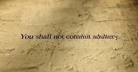 Camera Pans over the Seventh Commandment Vidéo 72166182