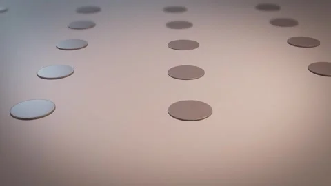 Camera pans past cinematic Lithium Batteries Stock Footage 330115327