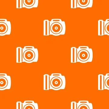 Camera pattern seamless イラスト素材