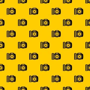 Camera pattern vector Stock Illustration