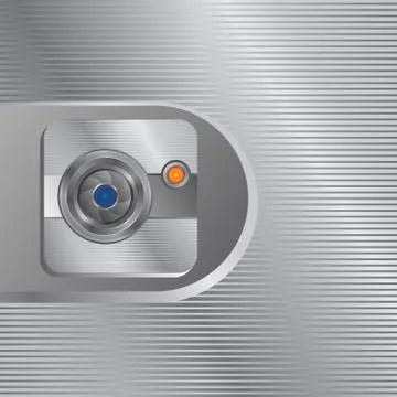 Camera photo and video interface Illustrazione stock