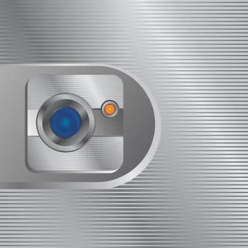 Camera photo and video interface Illustrazione stock