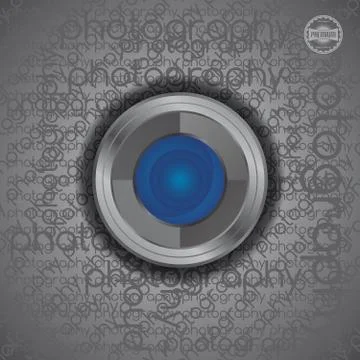 Camera photo and video interface Stock Illustration