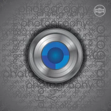 Camera photo and video interface Illustrazione stock