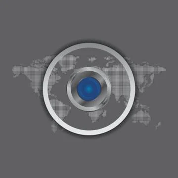 Camera photo and video interface Illustrazione stock