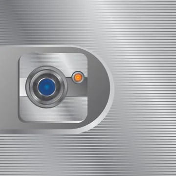 Camera photo and video interface Stock Illustration
