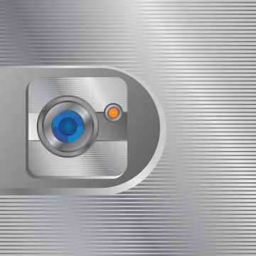 Camera photo and video interface Illustrazione stock