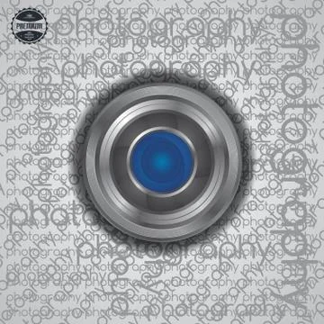 Camera photo and video interface Stock Illustration