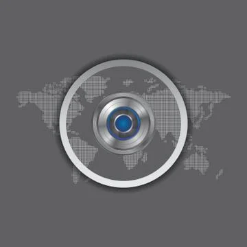 Camera photo and video interface Stock Illustration
