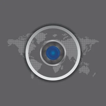Camera photo and video interface Stock Illustration