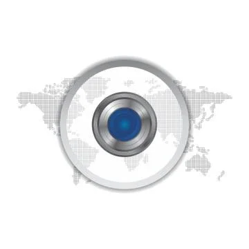 Camera photo and video interface Illustrazione stock