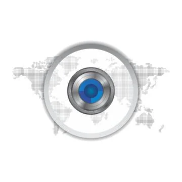 Camera photo and video interface Stock Illustration