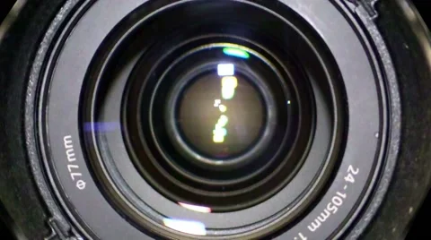 Camera photo lens. Stock Footage 51115765