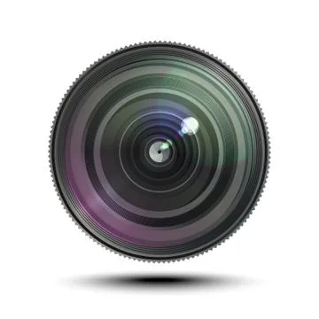 Camera photo lens. 스톡 일러스트