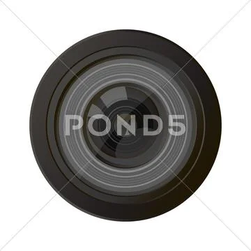 Camera photo lens, vector ~ Clip Art ~ Download #60698703