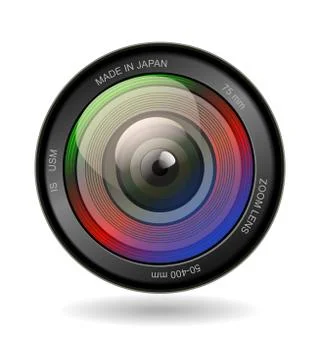 Camera photo lens vector. Stock-Illustration