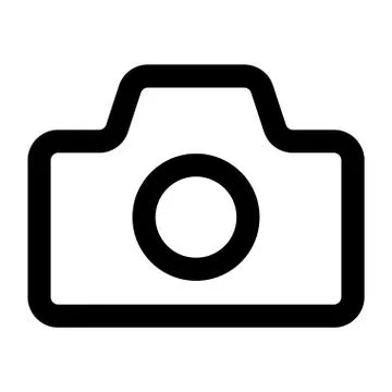 Camera photographic user interface icon Ilustração Stock