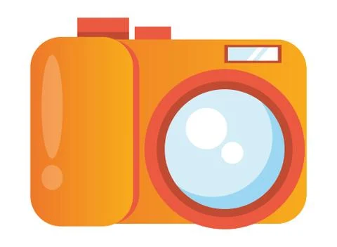 Camera photographic user interface icon Illustrazione stock