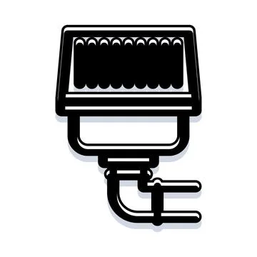 Camera photography flash light equipment studio tool Stock Illustration