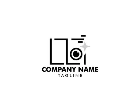 Camera photography logo icon vector template Stock Illustration