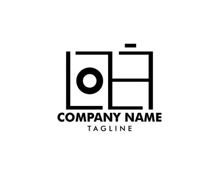 Camera photography logo icon vector template Stock Illustration