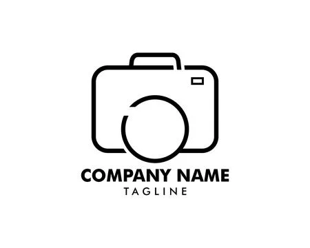 Camera photography logo icon vector template Stock Illustration