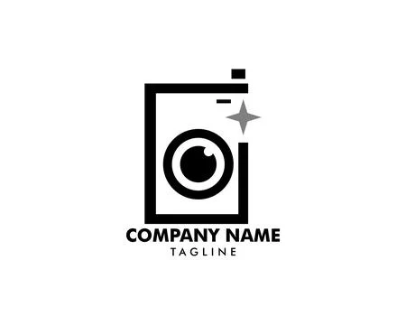 Camera photography logo icon vector template Stock Illustration