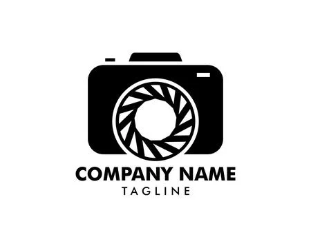 Camera photography logo icon vector template Stock Illustration