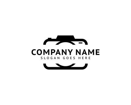 Camera photography logo icon vector template Stock Illustration